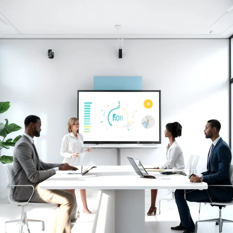 متدربين يناقشون سيناريو عملي